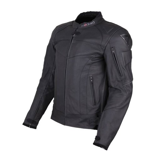 Modeka Hawking Motorfiets Lederen Jas Zwart 60 modeka kopen in de aanbieding