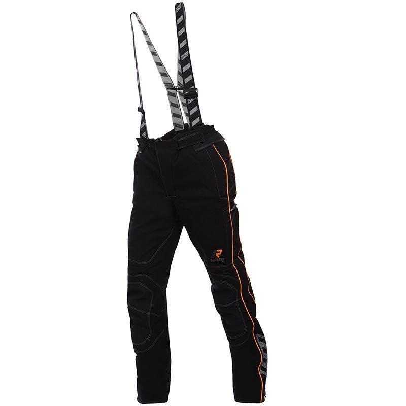 Rukka Premium Gore-Tex Pantalon de moto Noir Orange 60