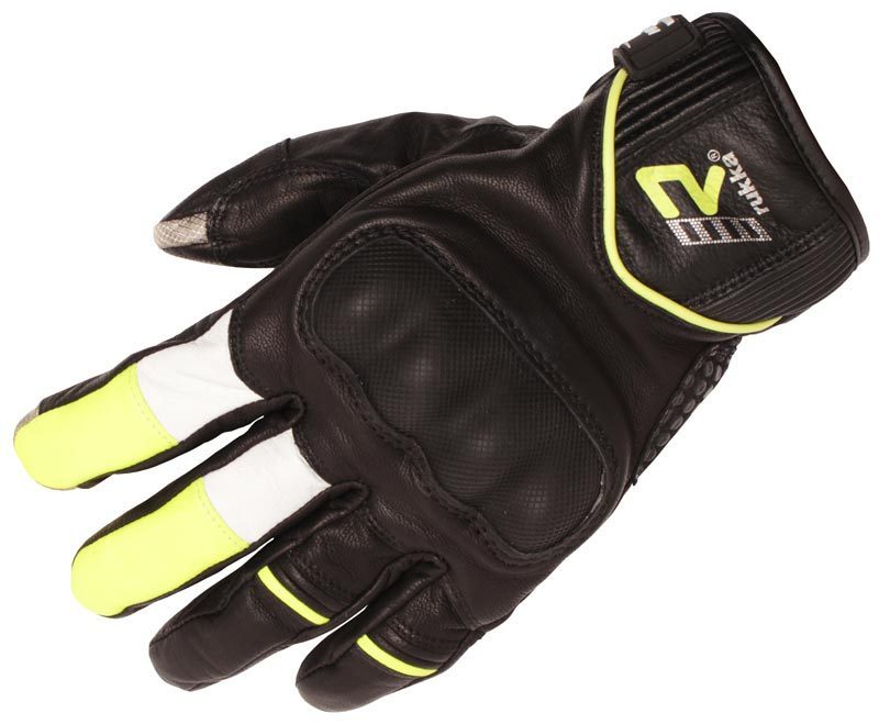 Rukka Rytmi Gants de moto Noir Jaune S M