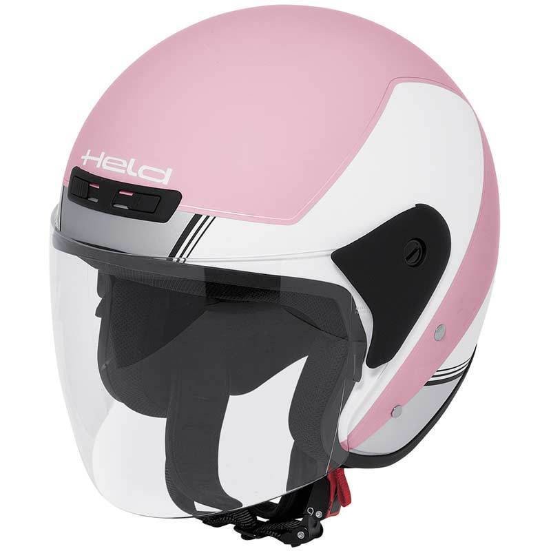 Held Heros Decor casque jet Blanc Rose L