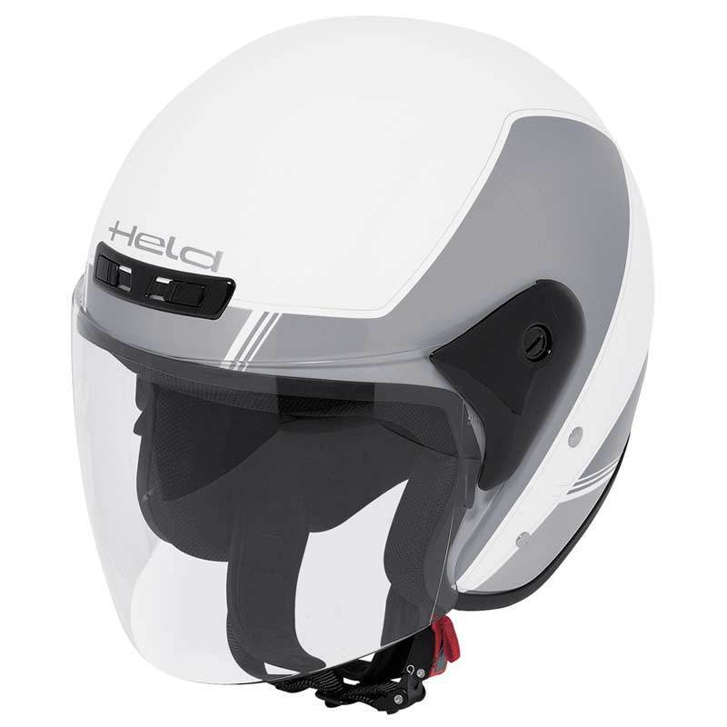 Held Heros Decor casque jet Blanc Argent XS