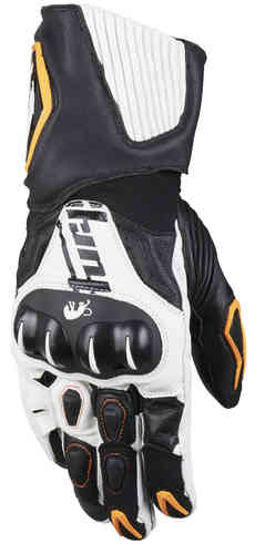 Furygan Fit-R Guantes de la motocicleta Negro Blanco Naranja 3XL