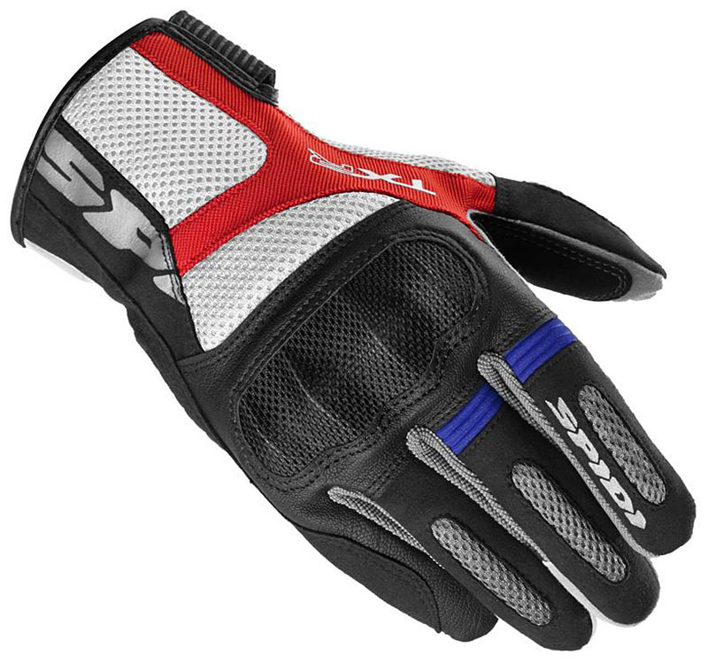 Spidi TXR Gants Noir Blanc Rouge 2XL