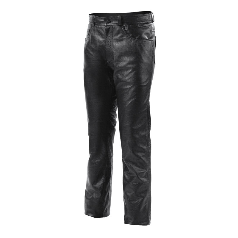IXS Gaucho III Portefeulilles en cuir pour pantalons Noir 34