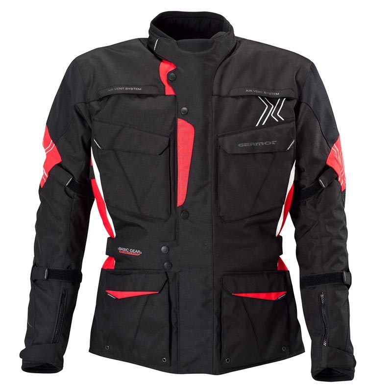 Germot Juke Veste Textile moto Noir Rouge S