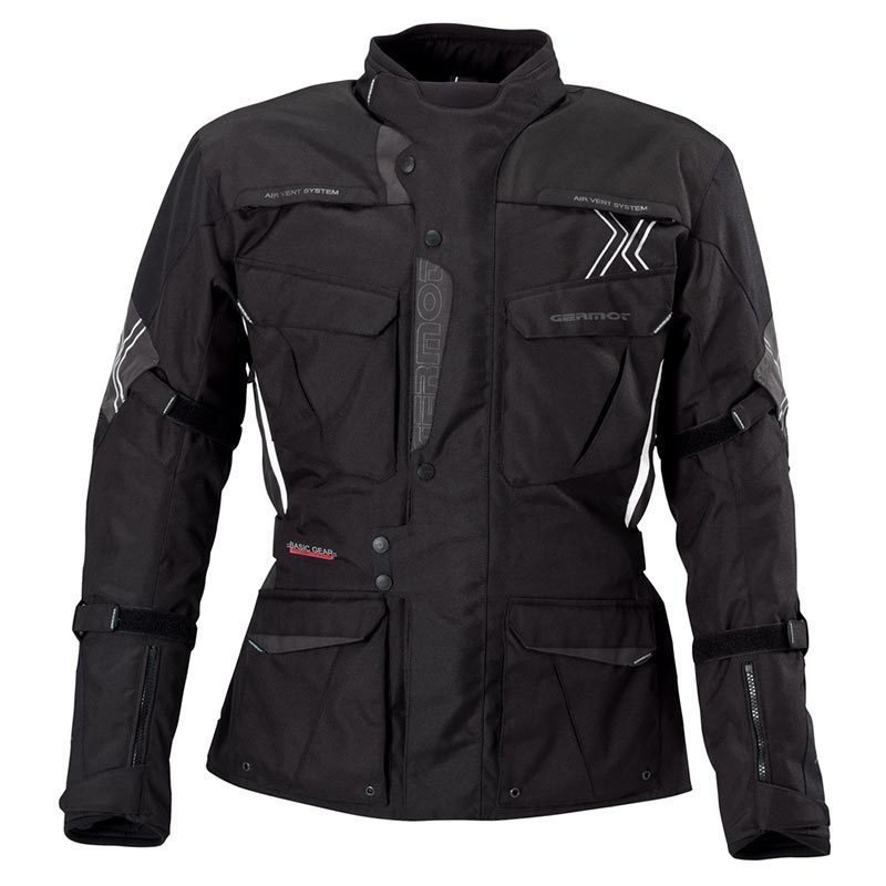 Image of Germot Juke Veste Textile moto Noir Gris 3XL