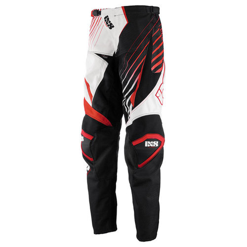 Ixs Creswell Motorcross Broek Zwart Wit Rood 50 ixs kopen in de aanbieding