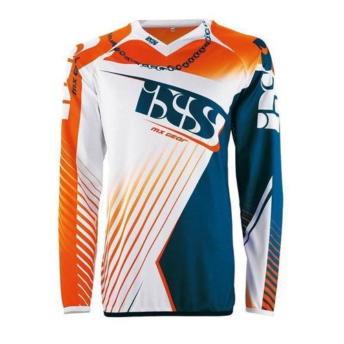 Ixs Gravity Kinderen Jersey Zwart Wit Oranje 2Xs 128 ixs kopen in de aanbieding