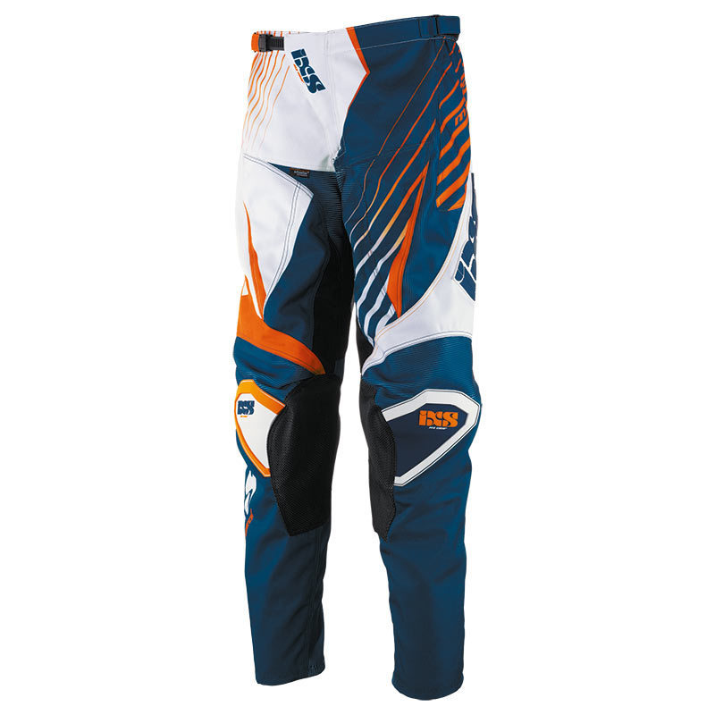 IXS Pagoda Enfants croisent pantalon Bleu Orange 140