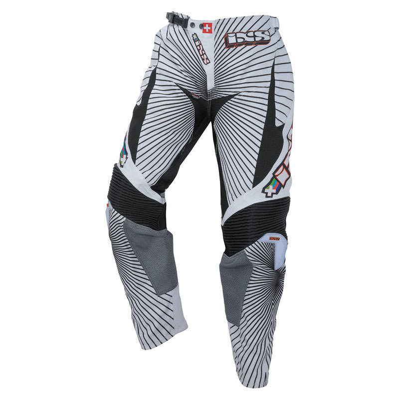 IXS Scrat Enfants croisent pantalon Noir Blanc XS