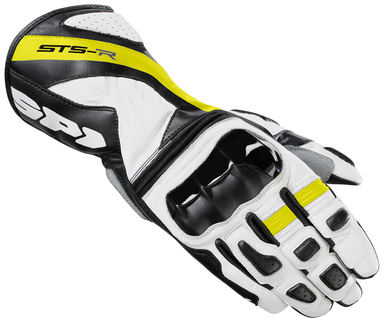 Spidi STS-R Gants Noir Blanc Jaune 2XL