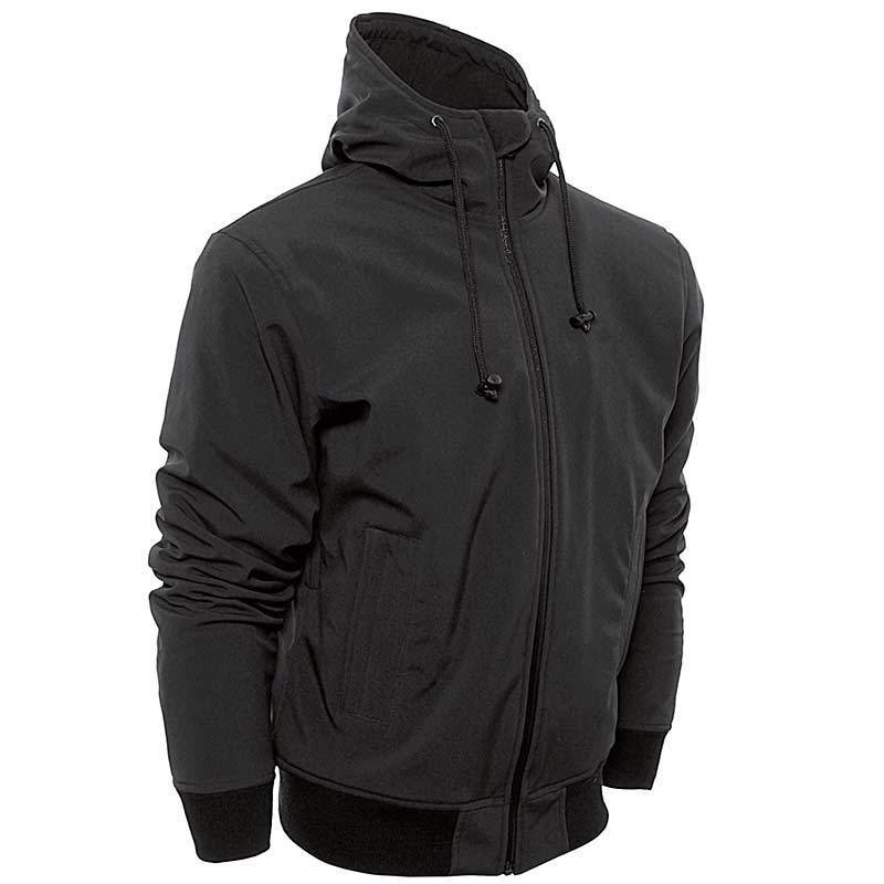 Bores Safety 2 Softshell Hoodie Capuche Noir 2XS