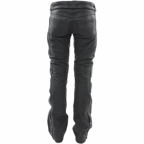 Bores Caroline Lederen Dames Broek Waterdicht Zwart 36 bores kopen in de aanbieding