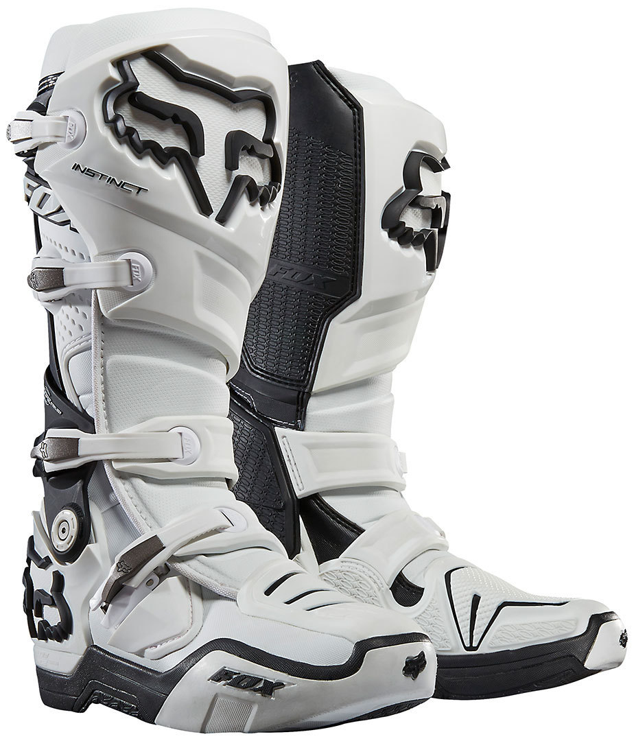 FOX Instinct 2014/15 Bottes de motocross Blanc 49