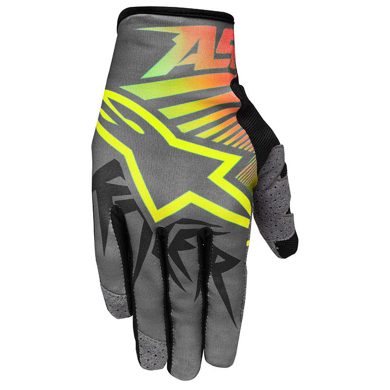 Alpinestars Racer Braap Gants Noir Rouge Pourpre XL