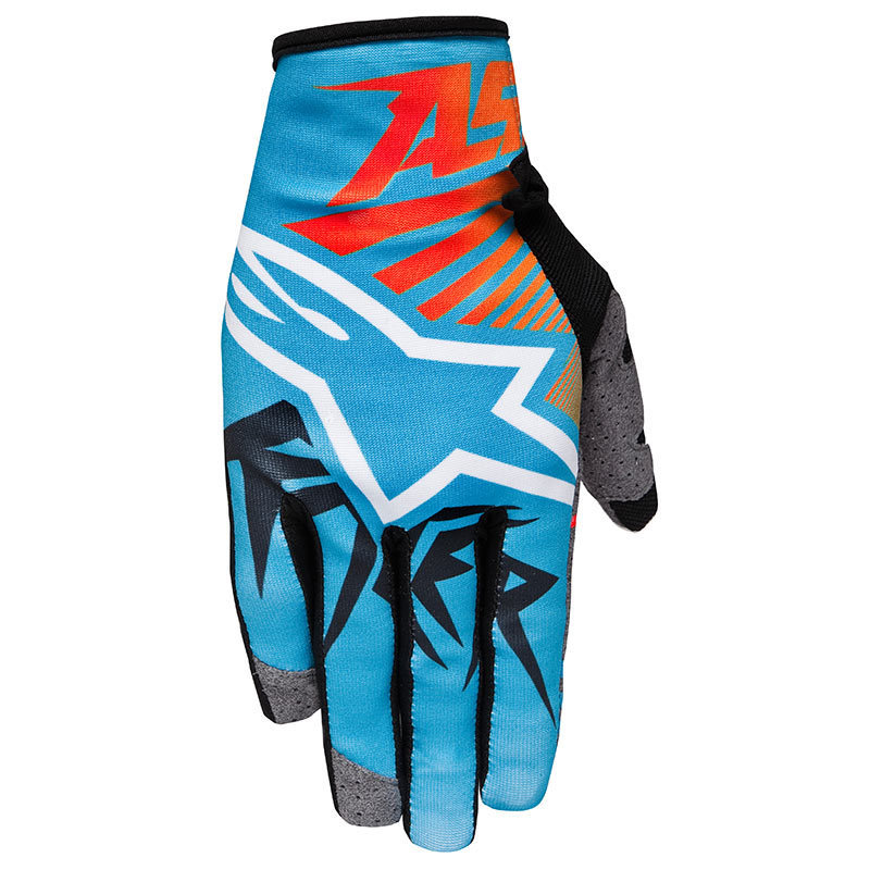 Alpinestars Racer Braap Gants Bleu Orange S