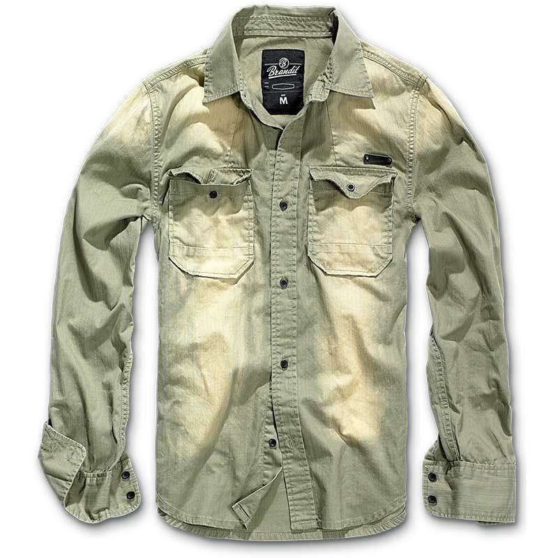 Brandit Hardee Chemise Gris M