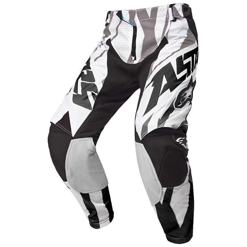 Alpinestars Techstar Pantalon motocross 2015 Noir Blanc 28