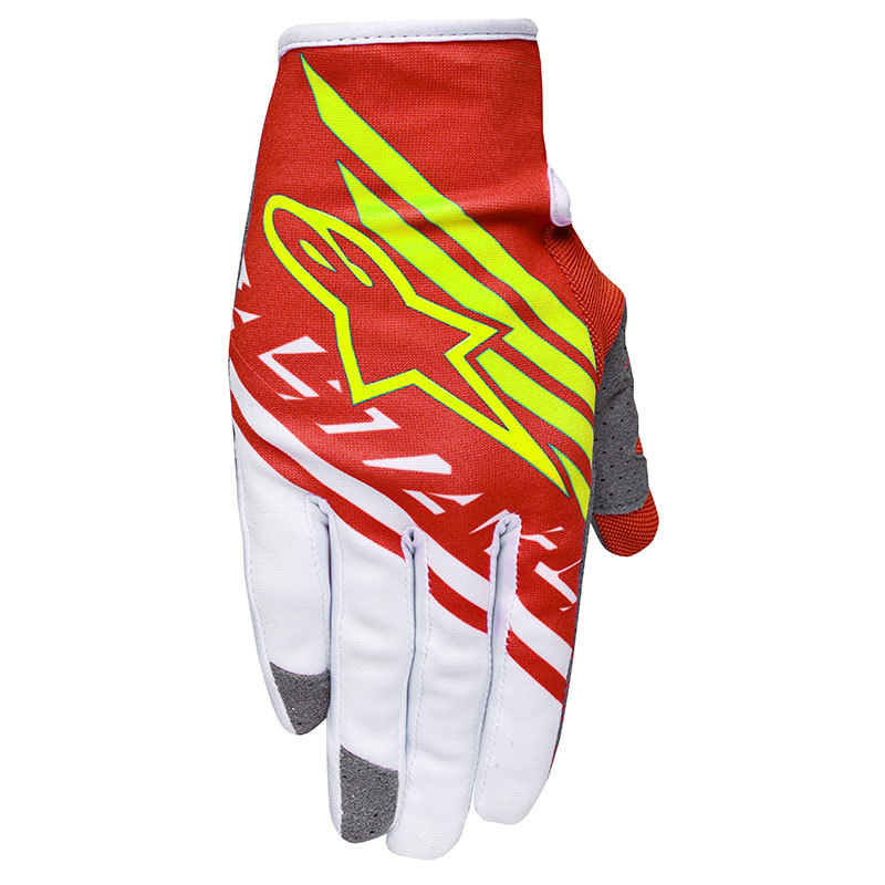 Alpinestars Racer Supermatic Gants de motocross Rouge Jaune 2XL