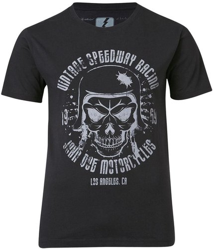 John Doe T Shirt Skull Zwart john doe kopen in de aanbieding