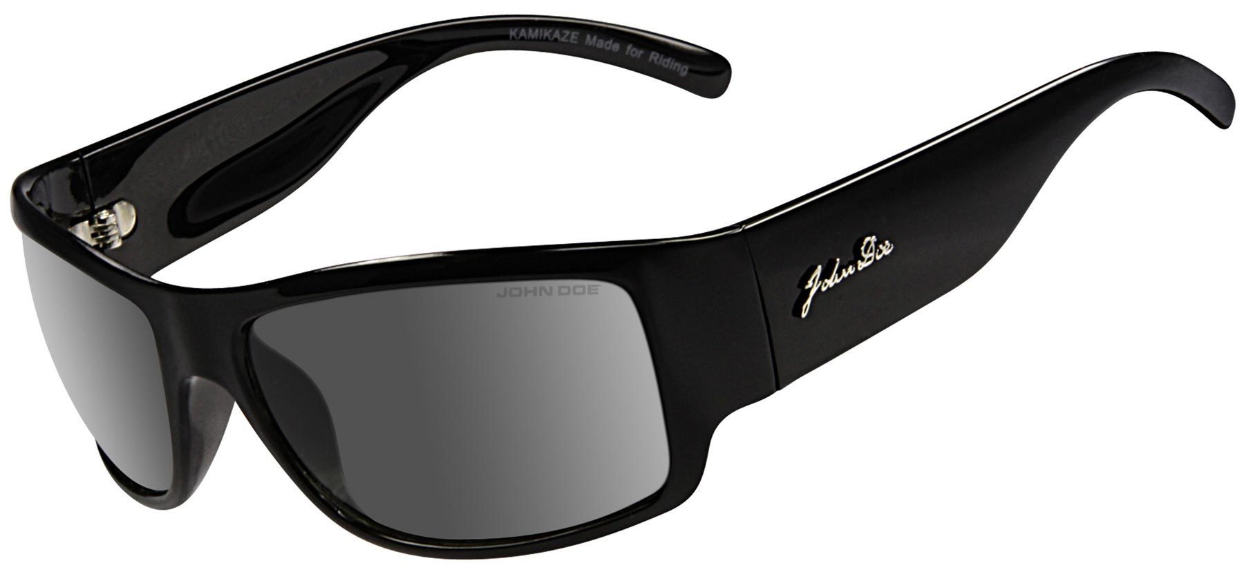 John Doe Kamikaze lunettes de soleil Noir unique taille