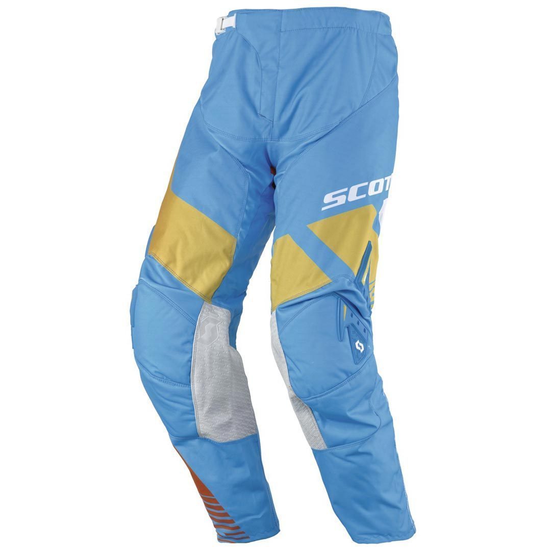 Scott 350 Race Pantalon de motocross Bleu Jaune 34