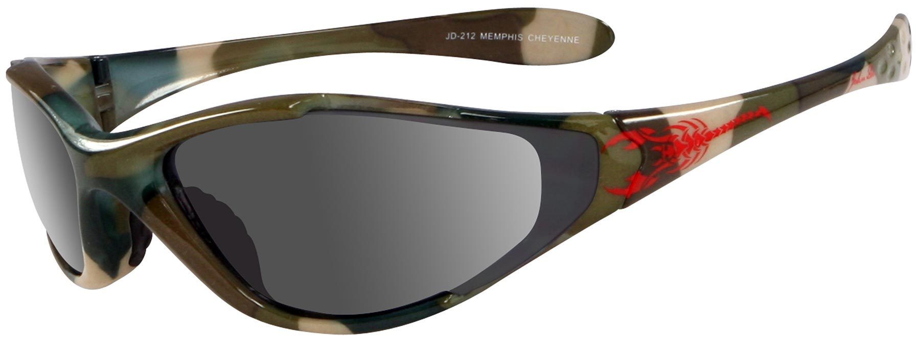 John Doe Cheyenne Lunettes de soleil Gris Vert unique taille