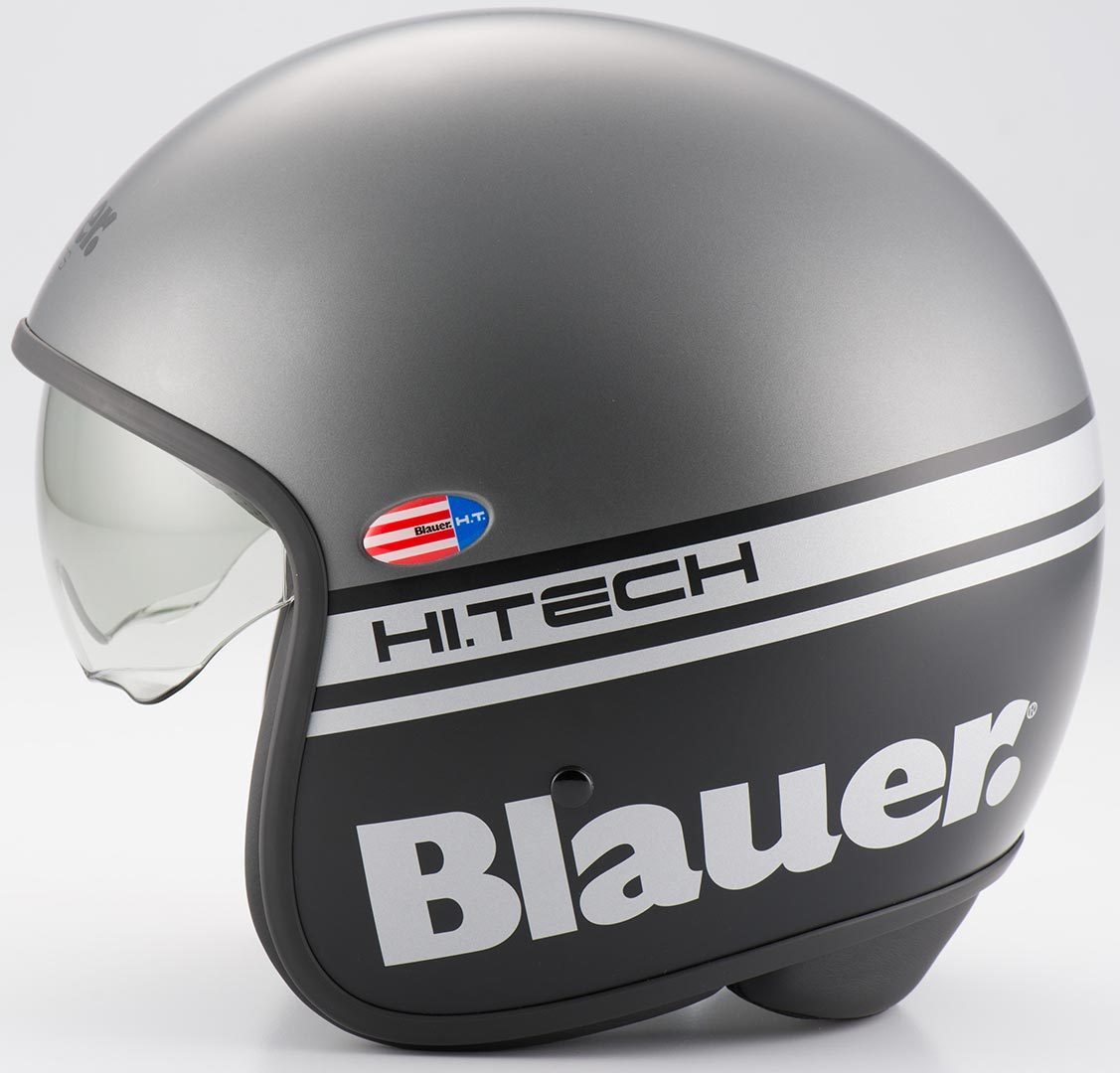 Blauer Pilot 1.1 Casque Lightgrey Matt Jet Gris S