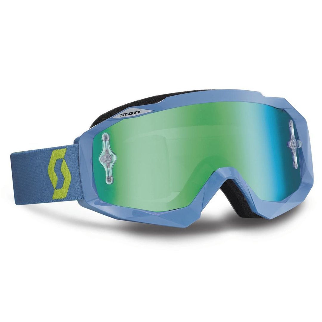 Scott Hustle Green Chrome Works Lunettes de protection Bleu unique taille
