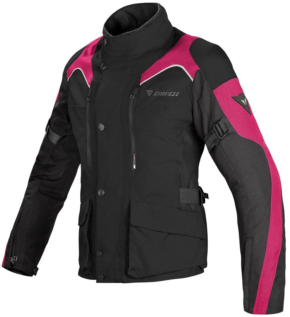 Dainese Tempest D-Dry Veste textile de moto de dames Noir Pourpre 40