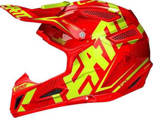 Leatt Gpx 55 Junior Kinderen Motocross Helm Oranje Xs leatt kopen in de aanbieding