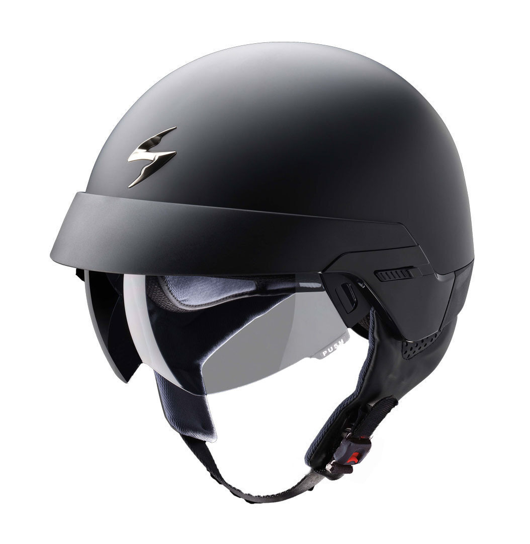 Scorpion Exo 100 Solid Casque jet Noir XS