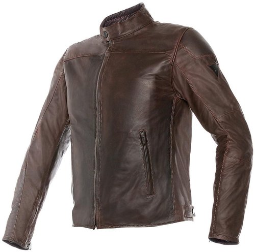 Dainese Mike Motorfiets Lederen Jas Bruin 48 dainese kopen in de aanbieding