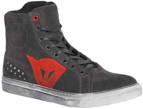 Dainese Street Biker Air Motor Schoenen Zwart Rood 44 dainese kopen in de aanbieding