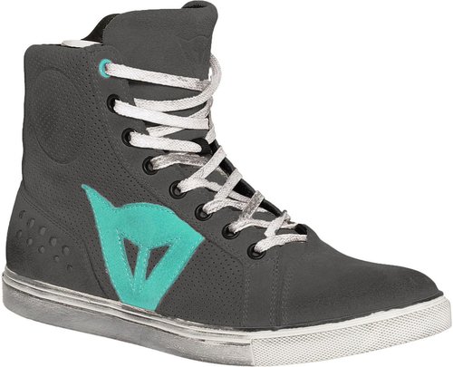 Dainese Street Biker Air Dames Schoenen Van De Motorfiets Grijs Groen 36 dainese kopen in de aanbieding