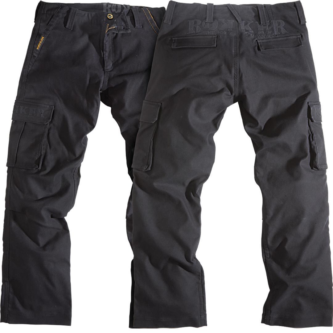 Image of Rokker Black Jack Pantalon de moto Noir 27