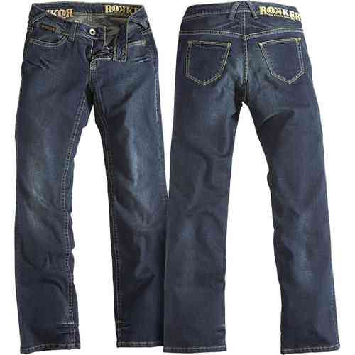 Rokker The Lady Jeans Blauw 3Xl rokker kopen in de aanbieding