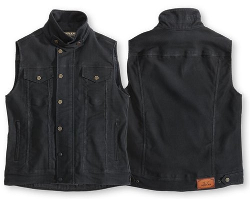 Rokker Black Jack Vest Zwart 2Xl rokker kopen in de aanbieding Rokker Black Jack Vest Zwart 2Xl rokker kopen in de aanbieding