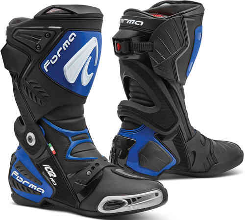 Forma Ice Pro Botas de moto Negro Azul 38