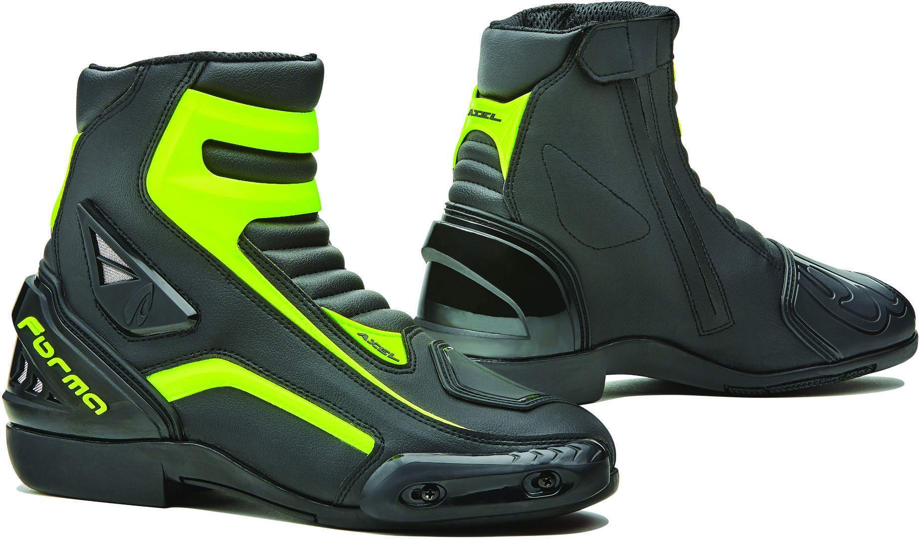 Forma Axel Bottes de moto Noir Jaune 45