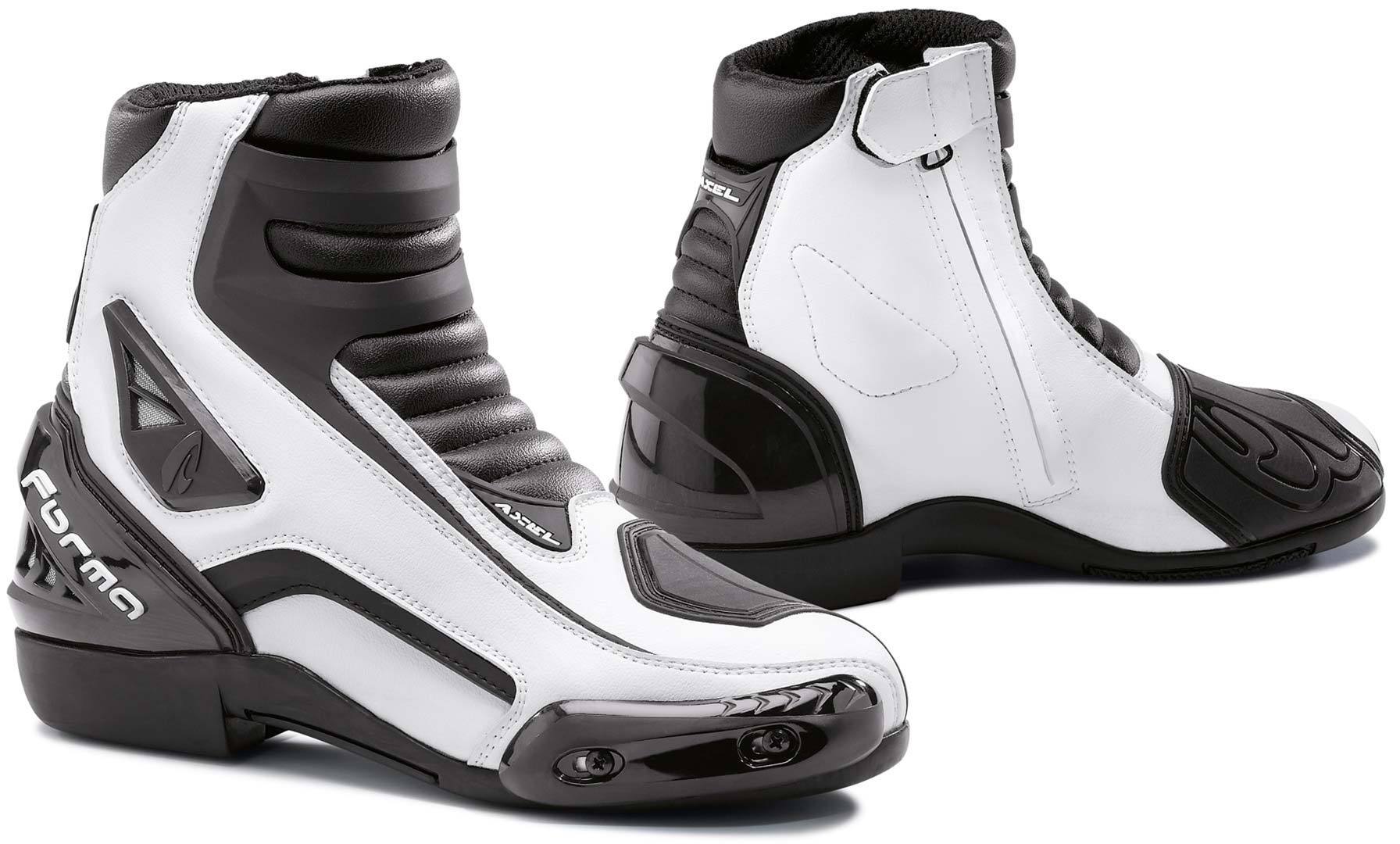 Forma Axel Bottes de moto Noir Blanc 47