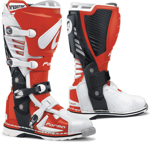 Forma Predator Motocross Boots Wit Rood 41 forma kopen in de aanbieding