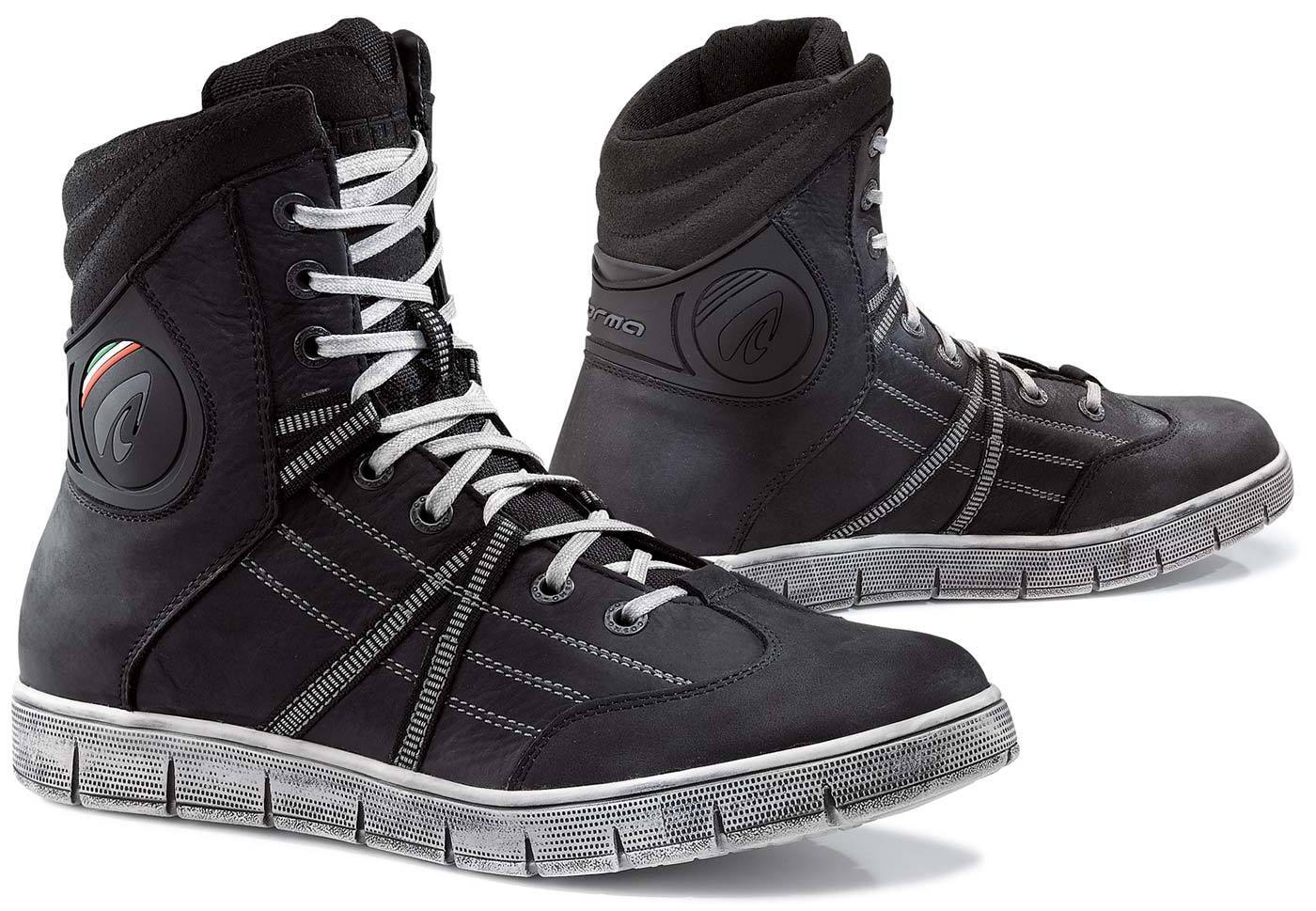 Forma Cooper Chaussures moto étanche Noir 36