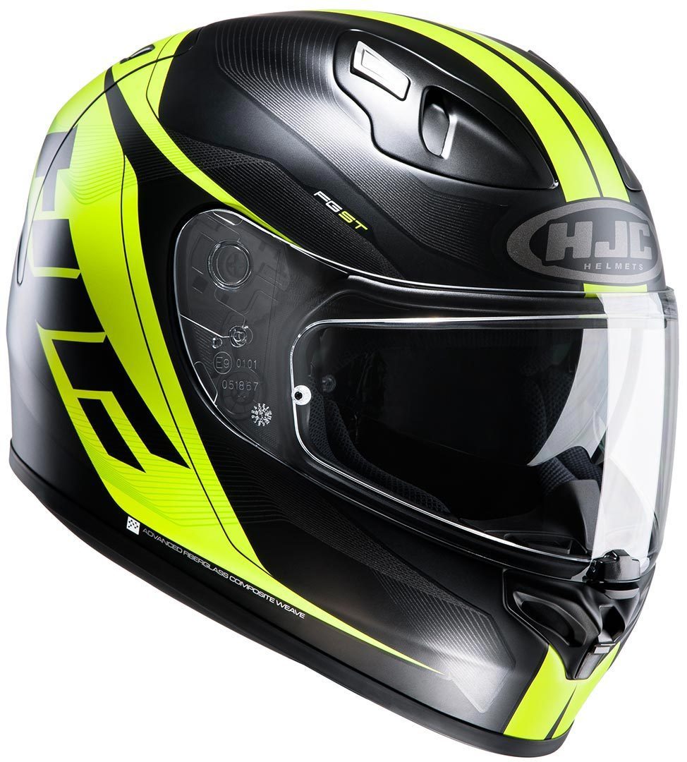 HJC FG-ST Crono Casque Noir Jaune 2XL