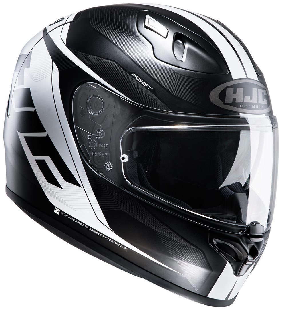 HJC FG-ST Crono Casque Noir Blanc M