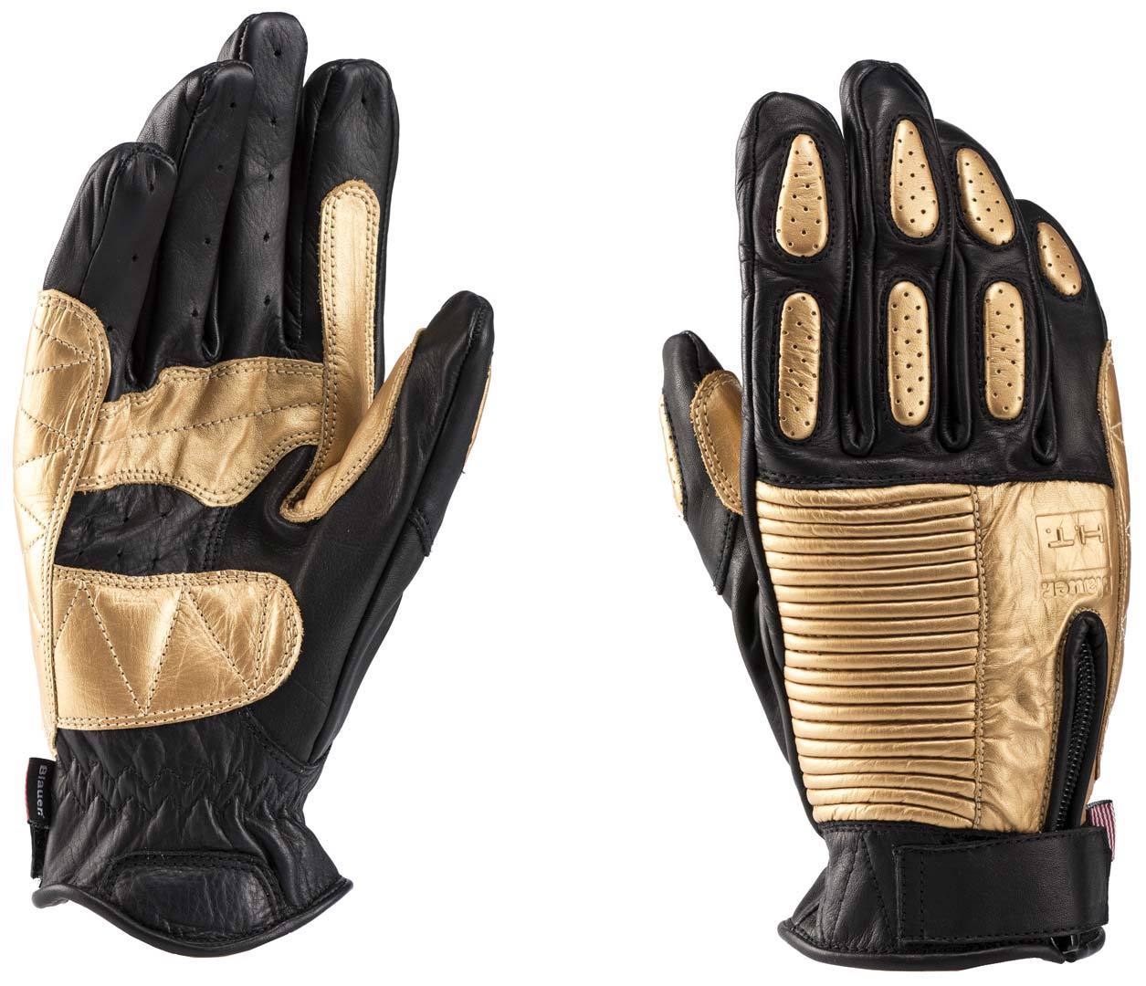 Image of Blauer Banner Gants de moto Noir Or 2XL