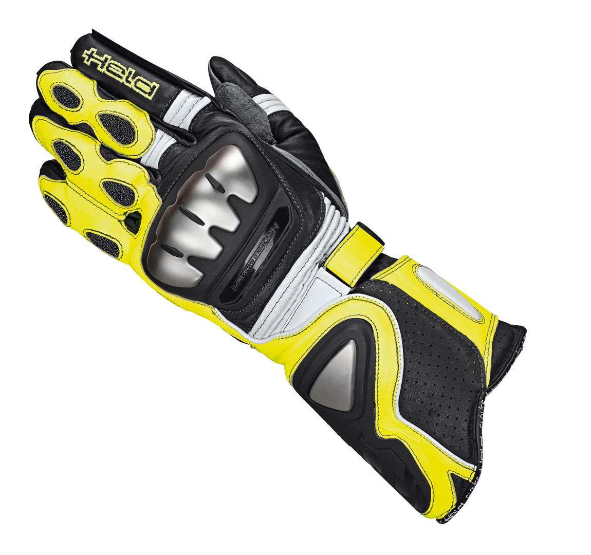 Held Titan Evo Gants de moto Noir Jaune S M