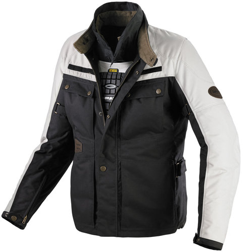Spidi Worker H2Out Motorfiets Textiel Jas Zwart Wit spidi kopen in de aanbieding Spidi Worker H2Out Motorfiets Textiel Jas Zwart Wit spidi kopen in de aanbieding