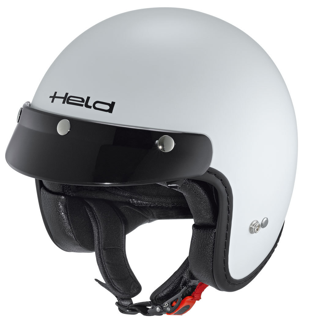 Held Black Bob Jet casque uni Blanc XS