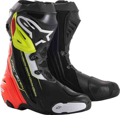 Alpinestars Supertech R Motorcycle Boots Motor Laarzen Zwart Rood Geel 46 alpinestars kopen in de aanbieding Alpinestars Supertech R Motorcycle Boots Motor Laarzen Zwart Rood Geel 46 alpinestars kopen in de aanbieding